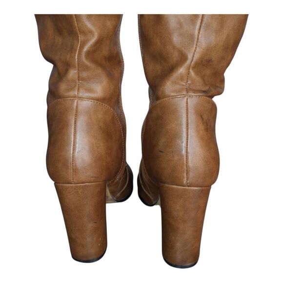 Michael Antonio Knee High Cognac Boots Sz.8 EUC. - Picture 3 of 9